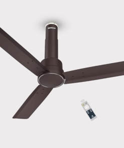 Havells 1200mm Elio BLDC Motor Ceiling Fan | Remote Controlled, High Air Delivery Fan | 5 Star Rated, Upto 60% Energy Saving, 2 Year Warranty | (Pack of 1, Brown)